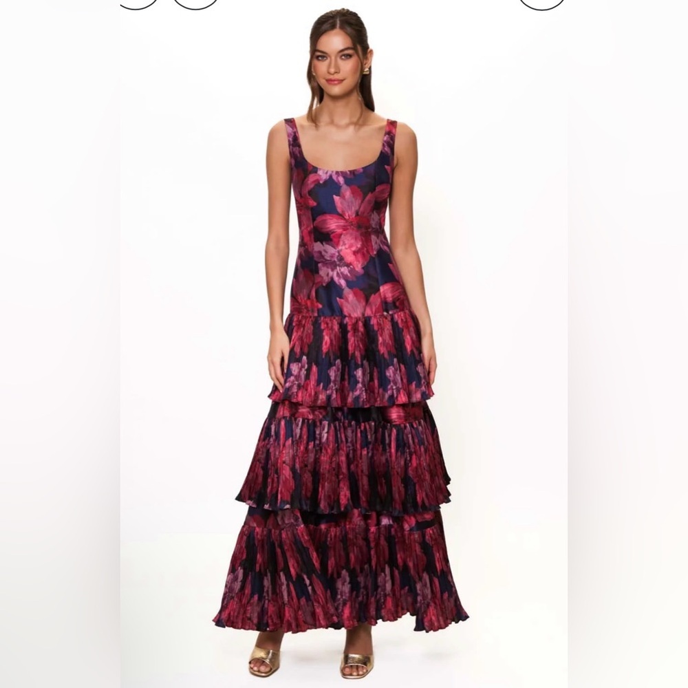 Hutch Luna Floral Tiered Maxi Dress